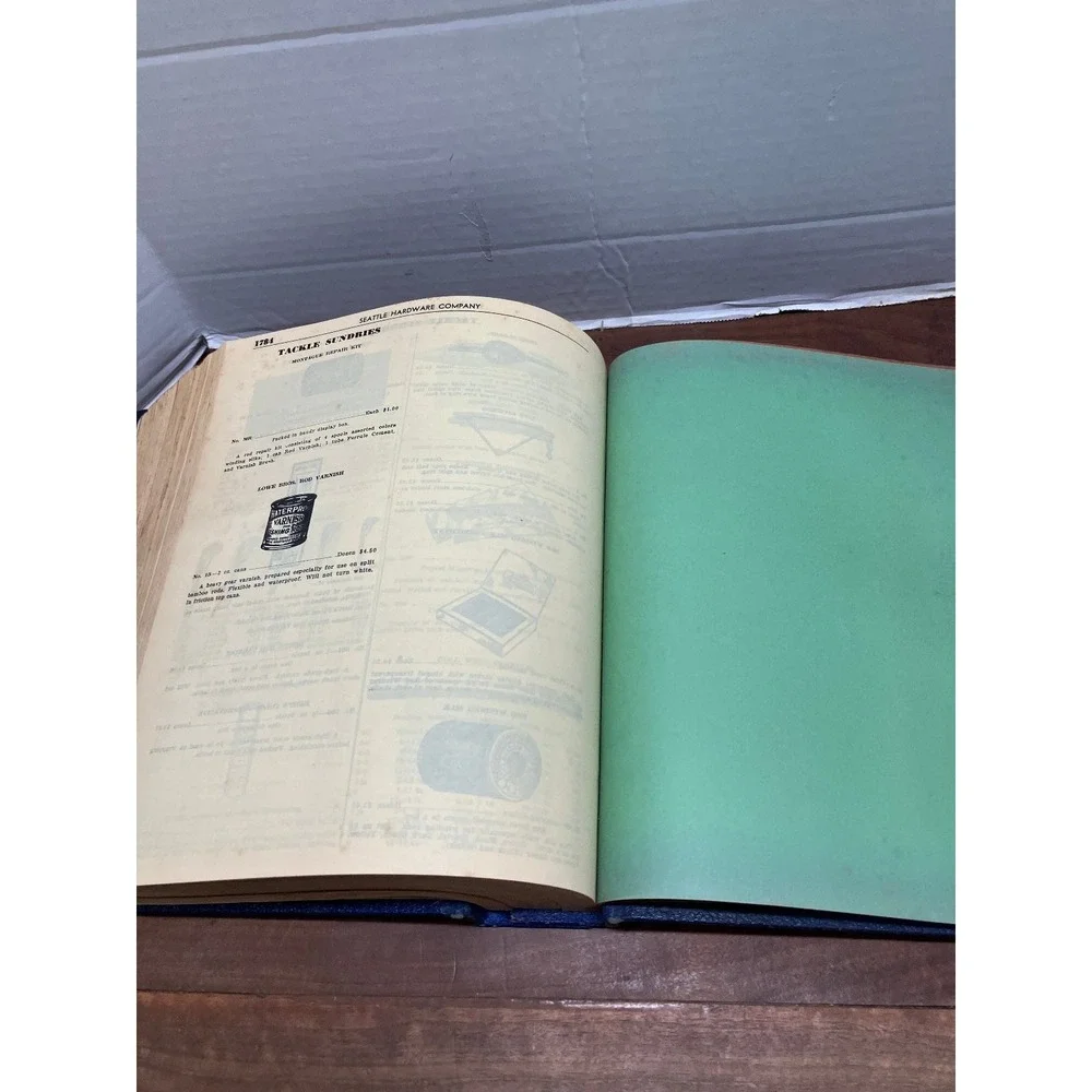 Seattle Hardware Company General Index Catalog Vintage 1920s Trade Industrial